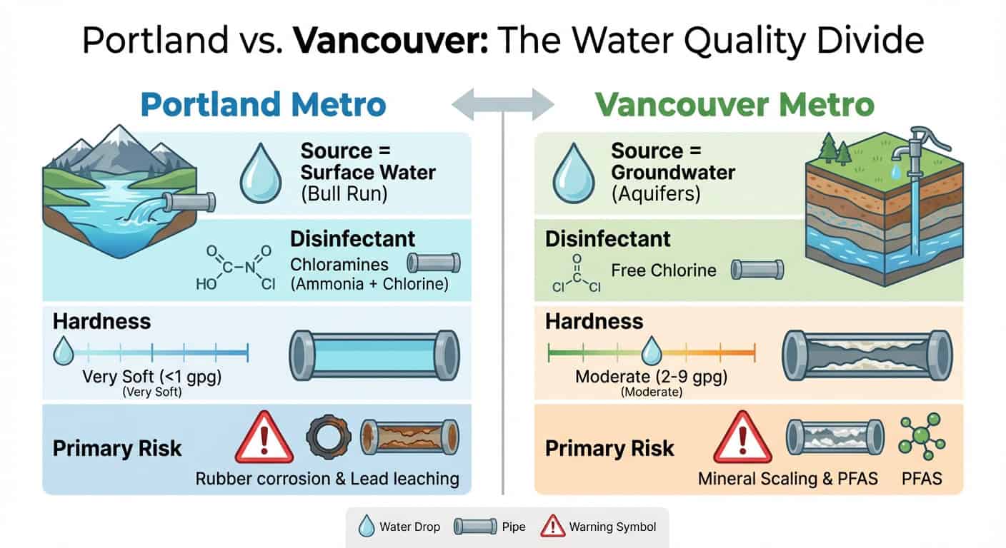 Portland vs. Vancouver: The Water Quality Divide