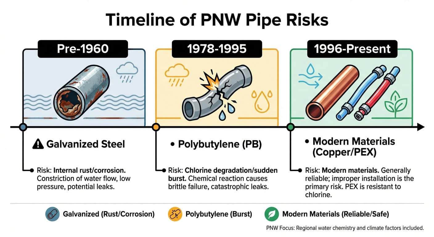 Timeline of PNW Pipe Risks
