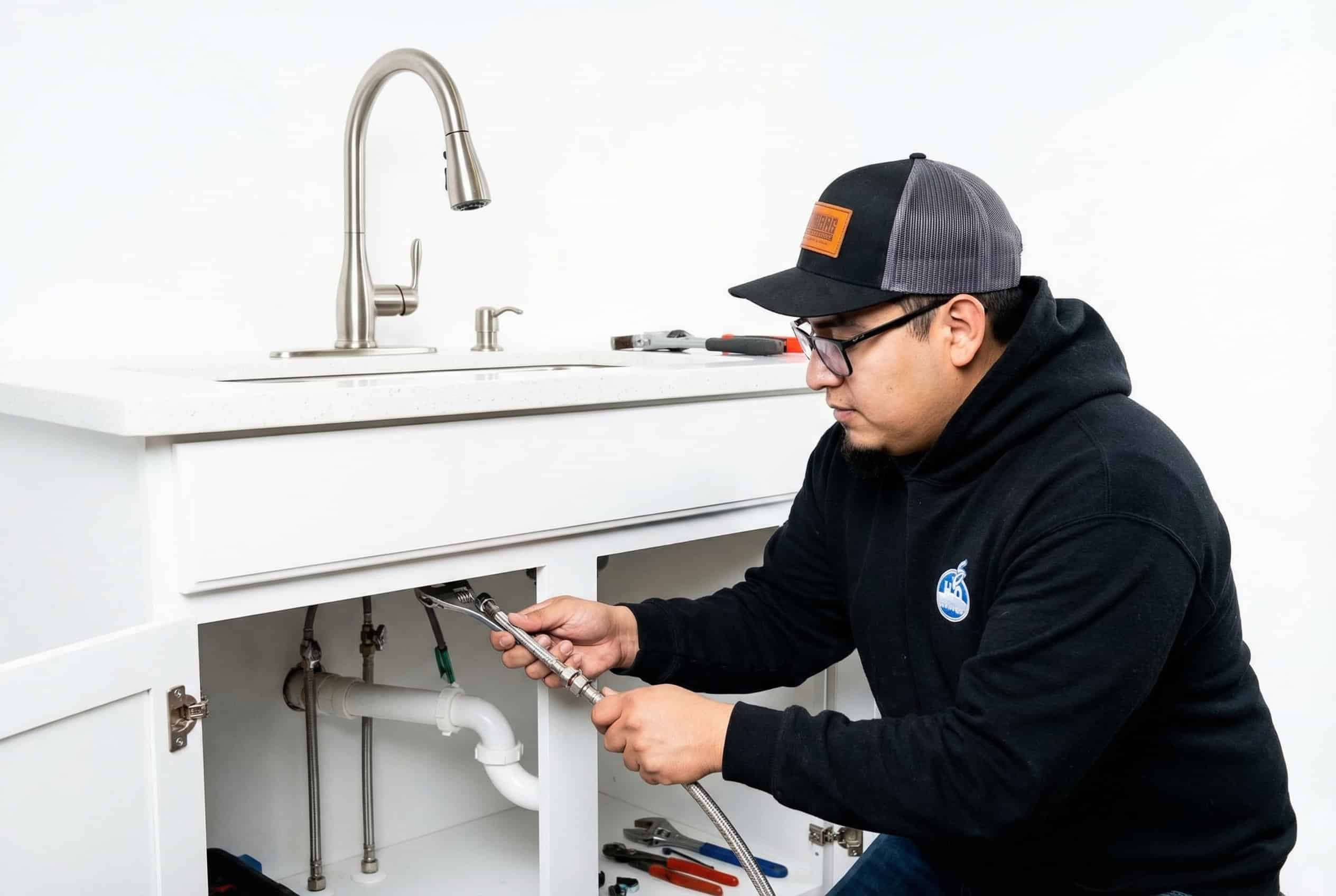 Testing hot water volume and temperature at multiple fixtures in a West Linn home