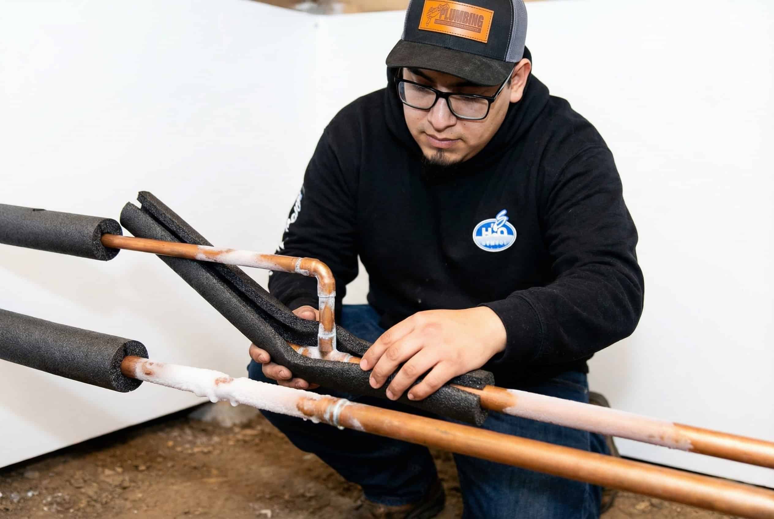 Main water line repair documentation and insurance claim support