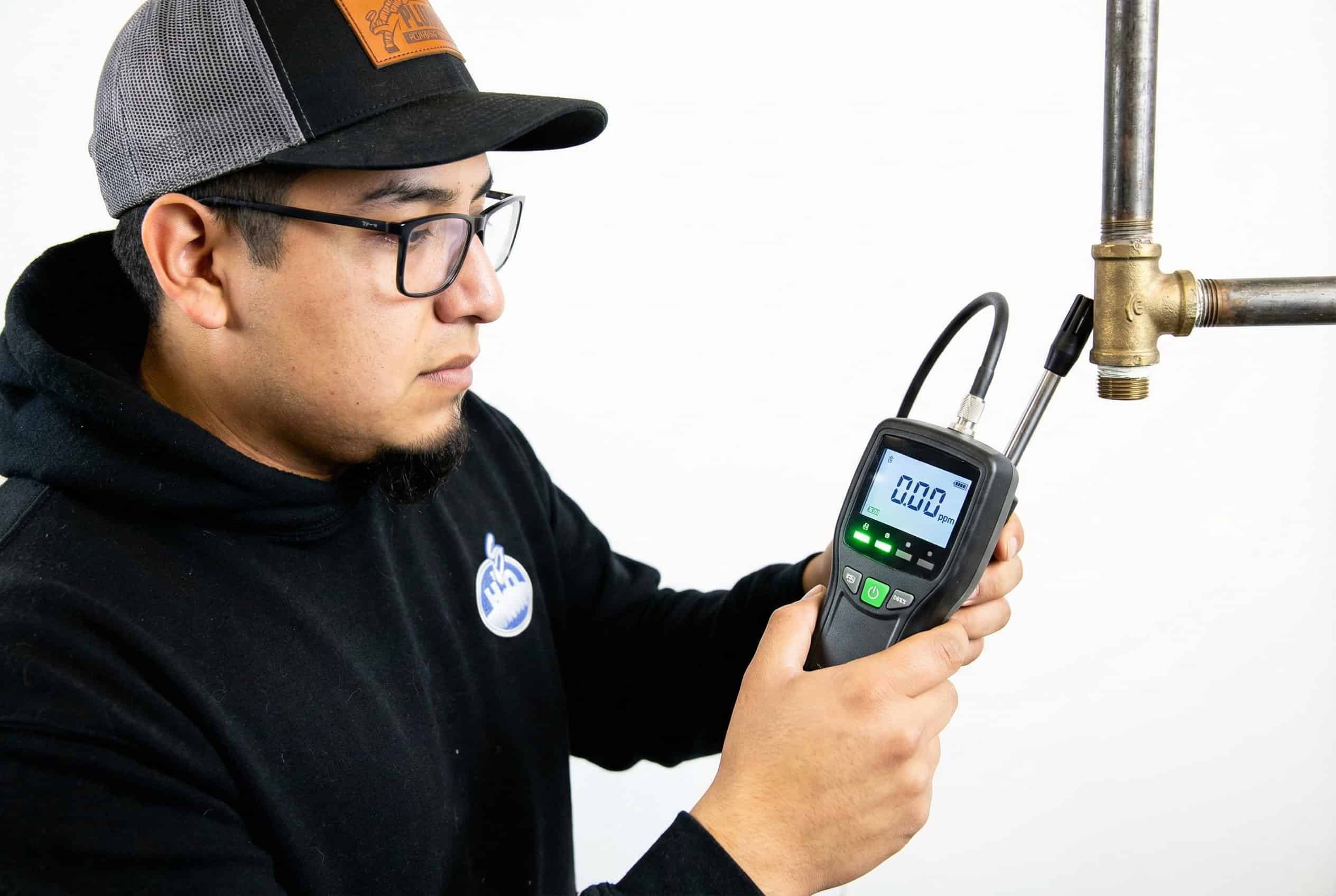 Gas leak detection and emergency repair at a West Linn hillside property