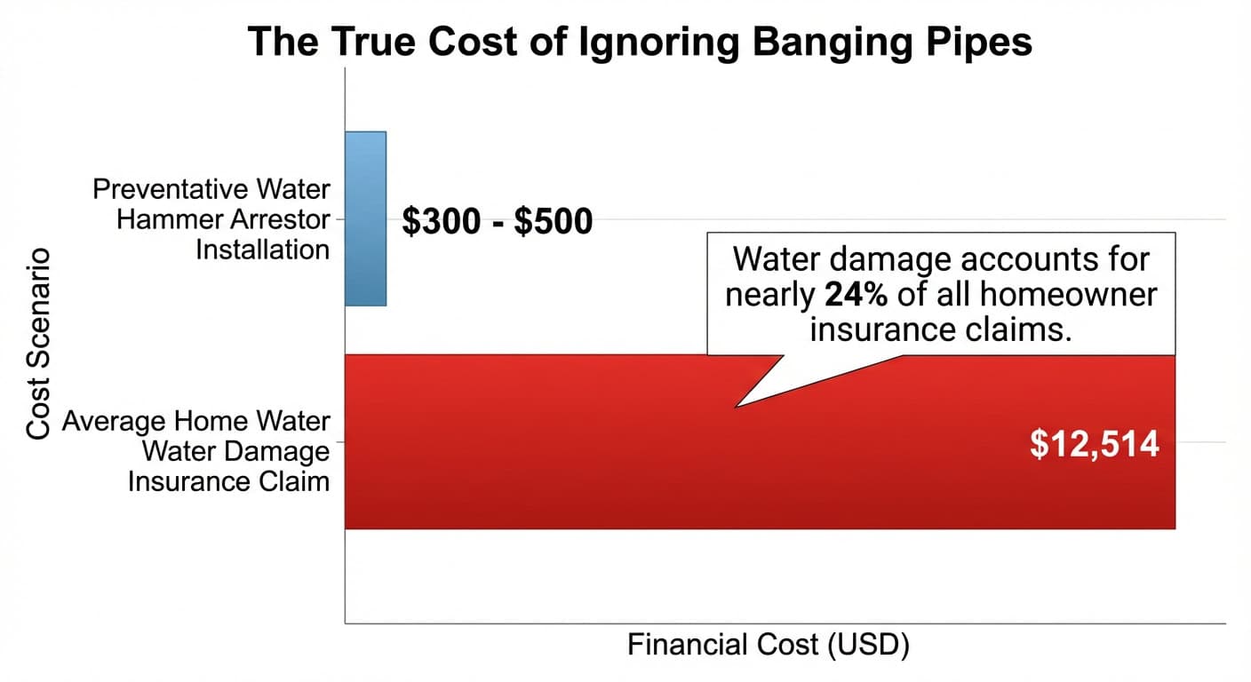 The True Cost of Ignoring Banging Pipes